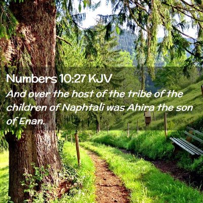 Numbers 10:27 KJV Free Bible Images