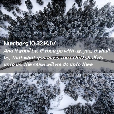 Numbers 10:32 KJV Free Bible Images