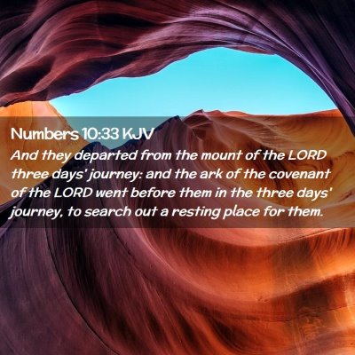 Numbers 10:33 KJV Free Bible Images