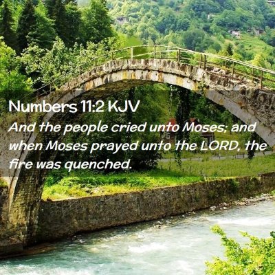 Numbers 11:2 KJV Free Bible Images