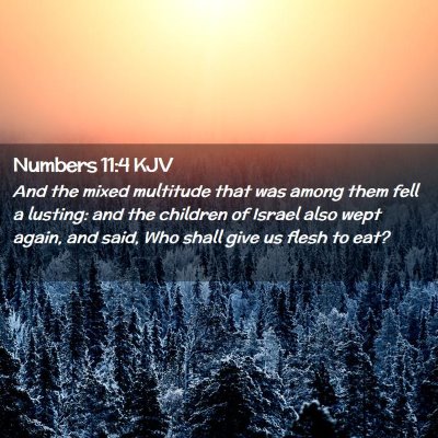 Numbers 11:4 KJV Free Bible Images