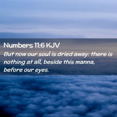 Numbers 11:6 KJV Free Bible Images