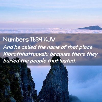 Numbers 11:34 KJV Free Bible Images