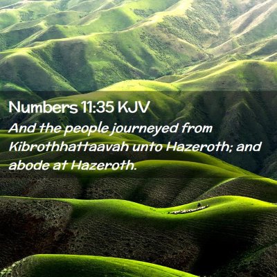 Numbers 11:35 KJV Free Bible Images