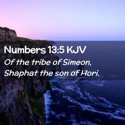 Numbers 13:5 KJV Free Bible Images