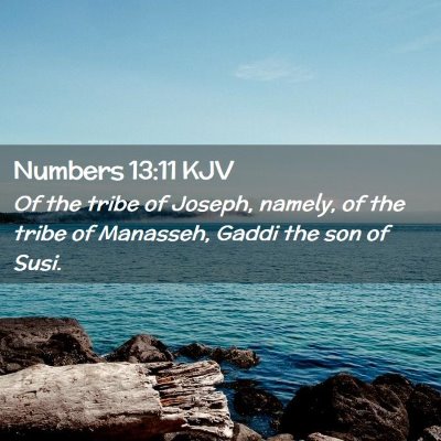 Numbers 13:11 KJV Free Bible Images