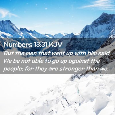 Numbers 13:31 KJV Free Bible Images