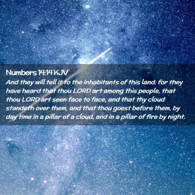 Numbers 14:14 KJV Free Bible Images