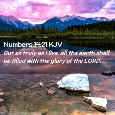 Numbers 14:21 KJV Free Bible Images