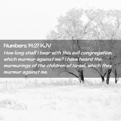 Numbers 14:27 KJV Free Bible Images