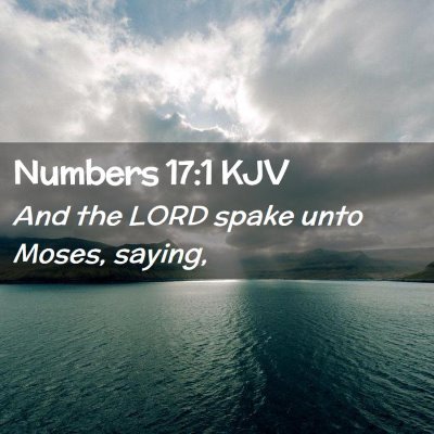 Numbers 17:1 KJV Free Bible Images