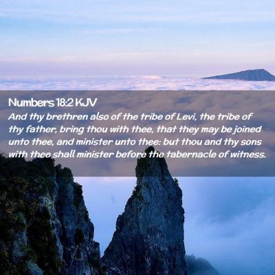 Numbers 18:2 KJV Free Bible Images