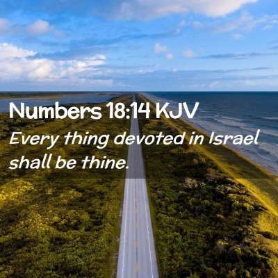 Numbers 18:14 KJV Free Bible Images