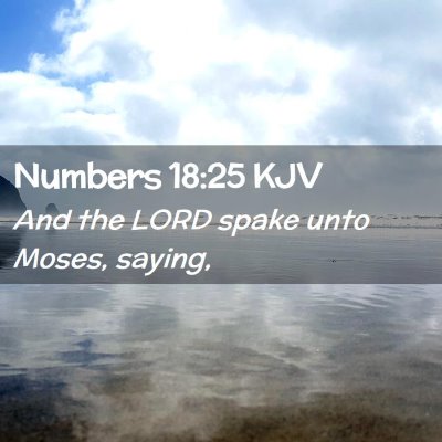 Numbers 18:25 KJV Free Bible Images