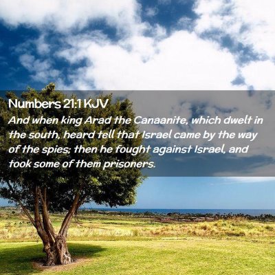 Numbers 21:1 KJV Free Bible Images