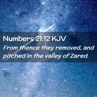 Numbers 21:12 KJV Free Bible Images