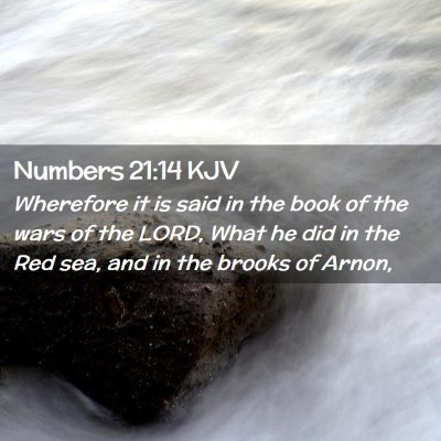 Numbers 21:14 KJV Free Bible Images