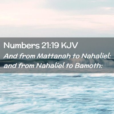 Numbers 21:19 KJV Free Bible Images