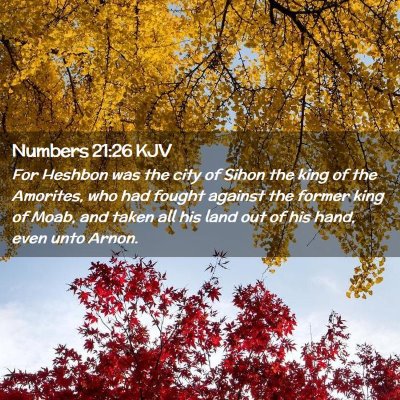 Numbers 21:26 KJV Free Bible Images