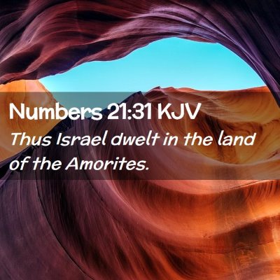 Numbers 21:31 KJV Free Bible Images