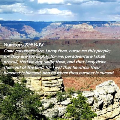 Numbers 22:6 KJV Free Bible Images