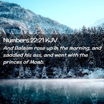 Numbers 22:21 KJV Free Bible Images