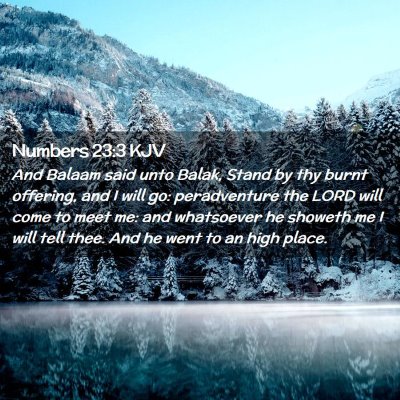 Numbers 23:3 KJV Free Bible Images