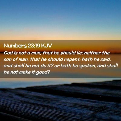 Numbers 23:19 KJV Free Bible Images