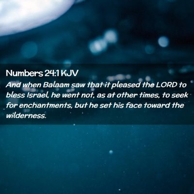 Numbers 24:1 KJV Free Bible Images