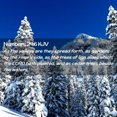 Numbers 24:6 KJV Free Bible Images