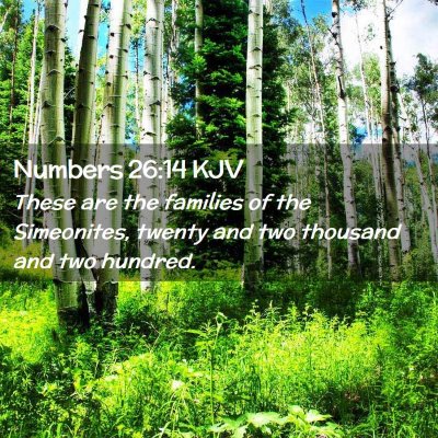 Numbers 26:14 KJV Free Bible Images