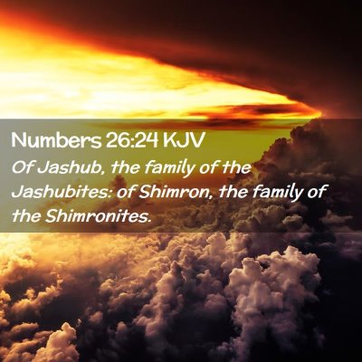 Numbers 26:24 KJV Free Bible Images