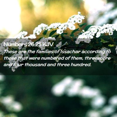 Numbers 26:25 KJV Free Bible Images