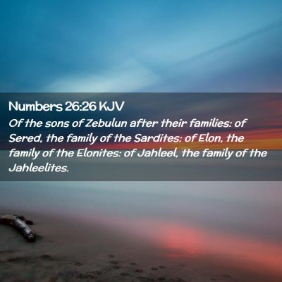 Numbers 26:26 KJV Free Bible Images