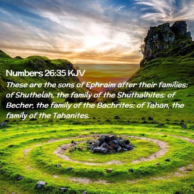 Numbers 26:35 KJV Free Bible Images