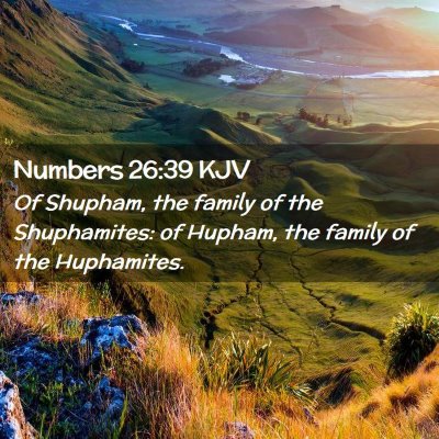 Numbers 26:39 KJV Free Bible Images