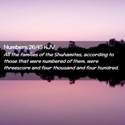 Numbers 26:43 KJV Free Bible Images