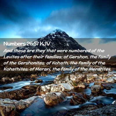 Numbers 26:57 KJV Free Bible Images