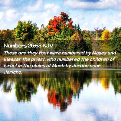 Numbers 26:63 KJV Free Bible Images