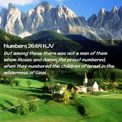 Numbers 26:64 KJV Free Bible Images