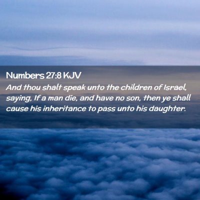 Numbers 27:8 KJV Free Bible Images