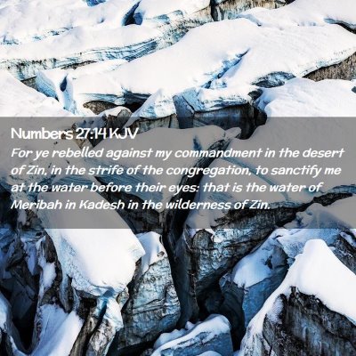 Numbers 27:14 KJV Free Bible Images