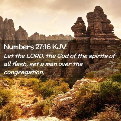 Numbers 27:16 KJV Free Bible Images