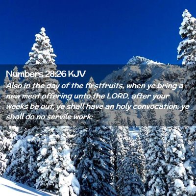 Numbers 28:26 KJV Free Bible Images