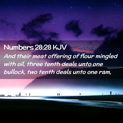 Numbers 28:28 KJV Free Bible Images