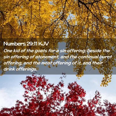 Numbers 29:11 KJV Free Bible Images