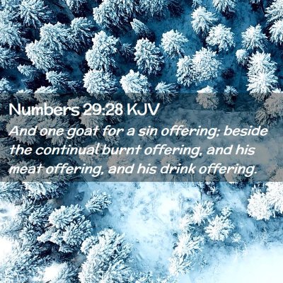 Numbers 29:28 KJV Free Bible Images