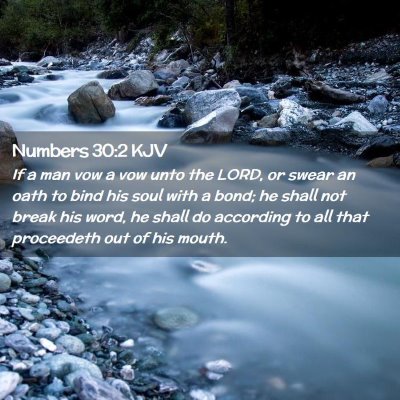 Numbers 30:2 KJV Free Bible Images