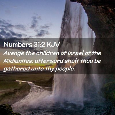 Numbers 31:2 KJV Free Bible Images