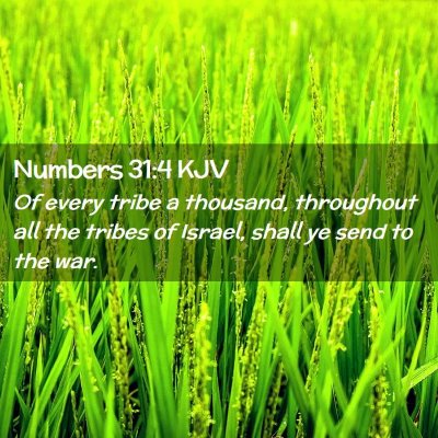 Numbers 31:4 KJV Free Bible Images